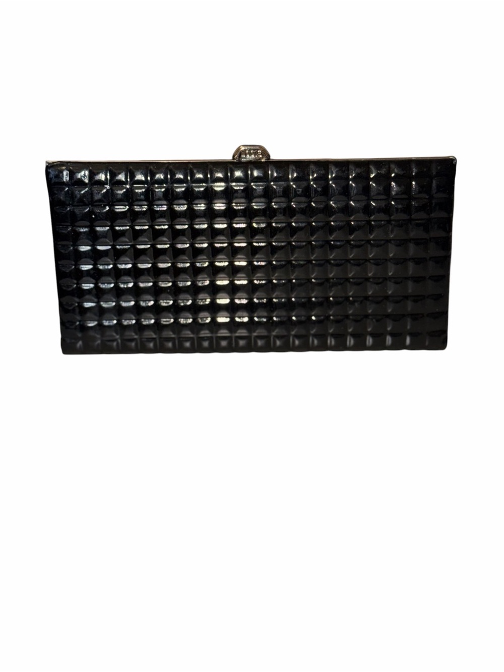 Lodi’s Black Textured  Clutch